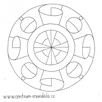 mandala na říjen